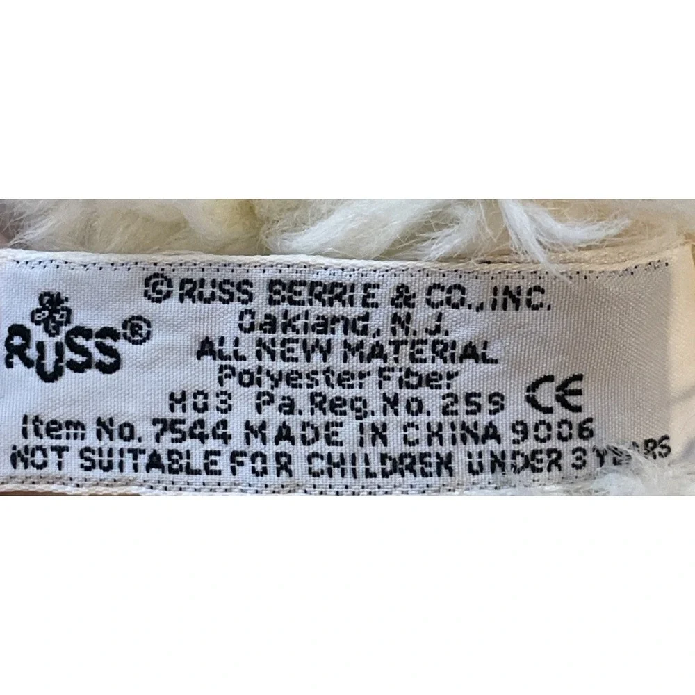 Vintage Butter Bear Russ Berrie Caress Collection 15